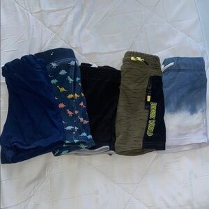 Kids Dinosaur and Camouflage Shorts Set